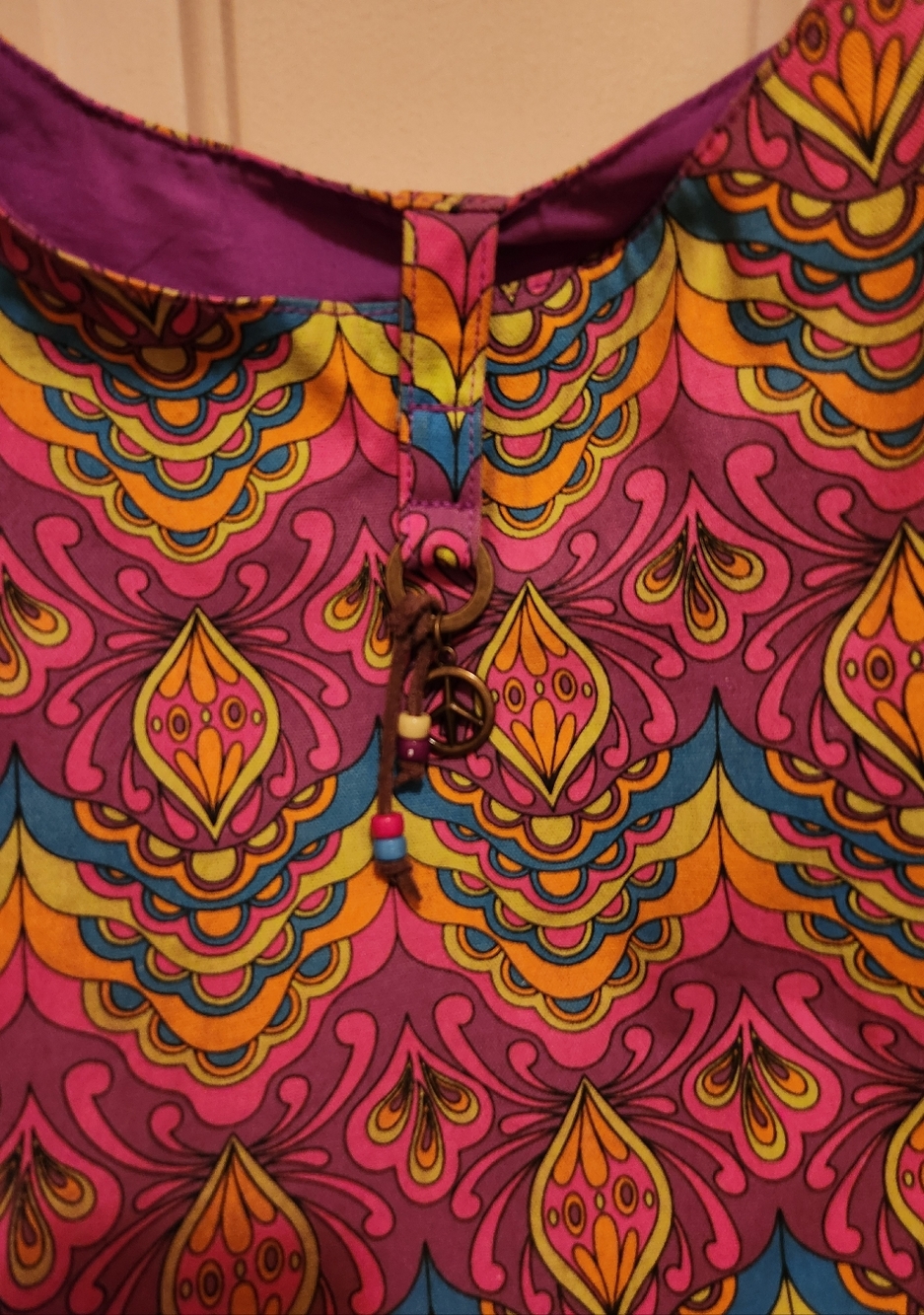 Large Psychedelic Hobo Bag - Picture 2 of 2